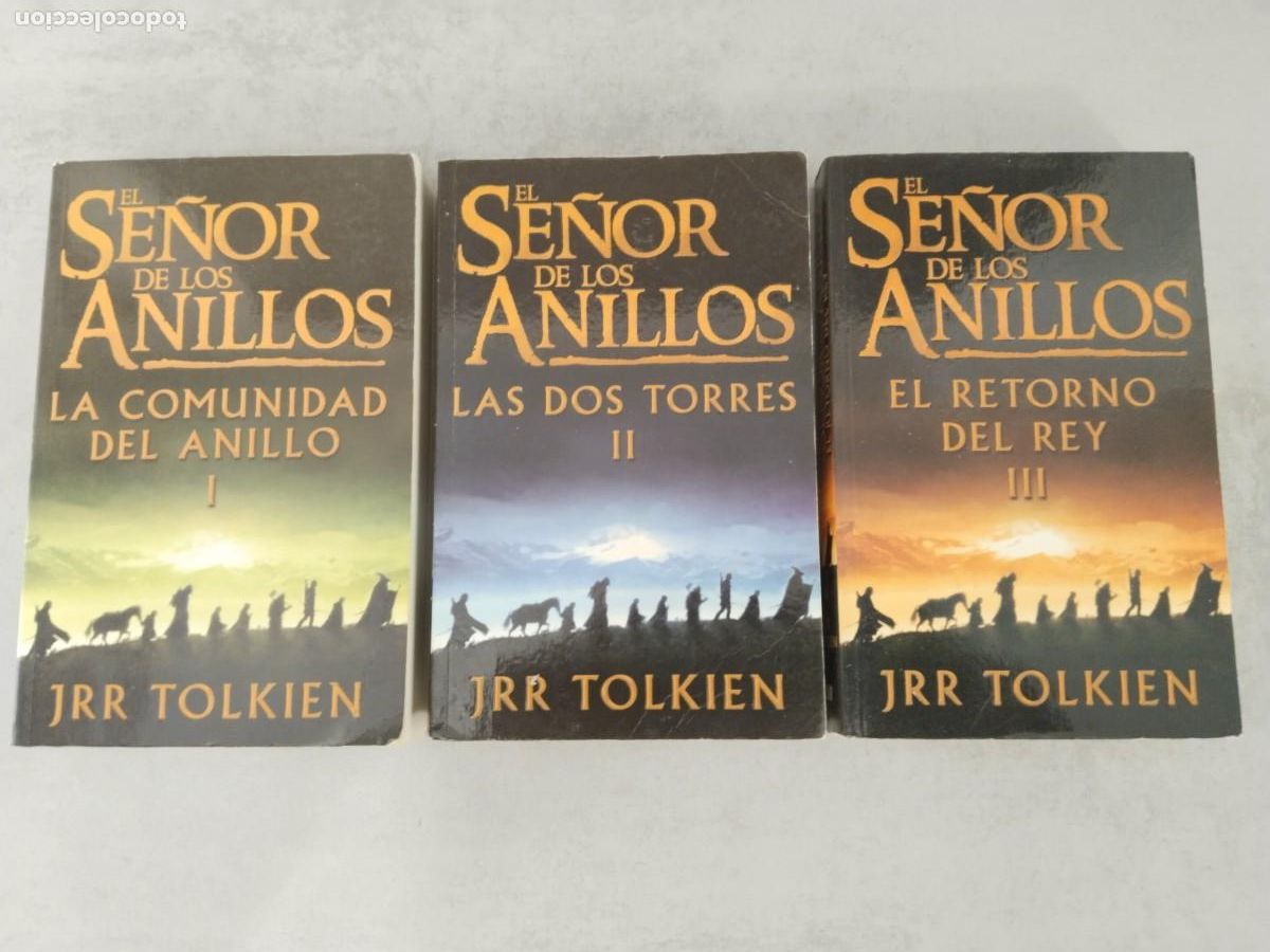Libros de segunda mano: EL SE&Ntilde;OR DE LOS ANILLOS COMPLETA LA COMUNIDAD DOS TORRES RETORNO DEL REY TOLKIEN MINOTAURO