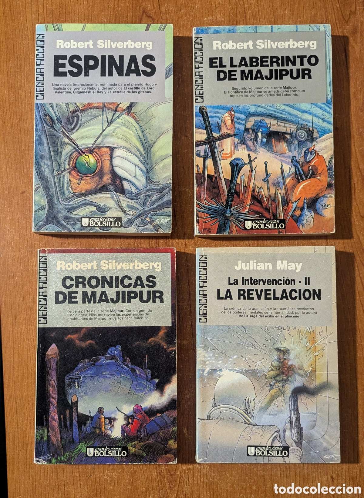 Libros de segunda mano: el laberinto de Majipur, cronicas espinas, robert silverberg La intervenci&oacute;n, la revelaci&oacute;n Ultramar