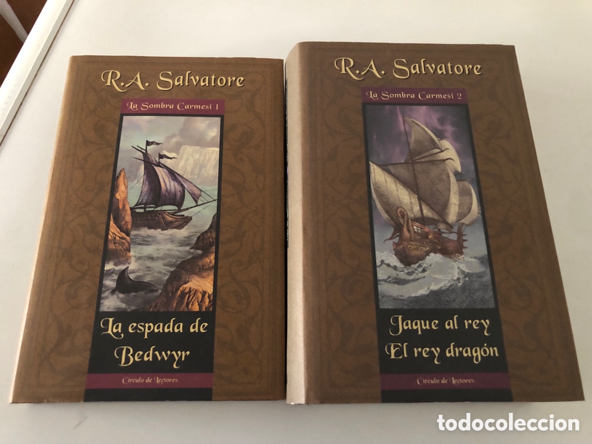 Libros de segunda mano: La Sombra Carmes&iacute; 1 y 2 R.A.Salvatore