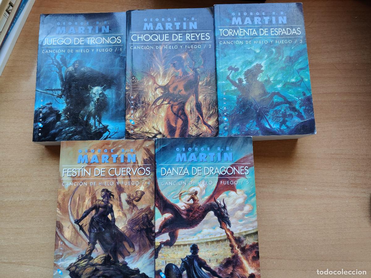 Libros de segunda mano: Canci&oacute;n de hielo y fuego (Juego de tronos) I-V Completa. Edici&oacute;n Gigamesh Omnium. George R.R. Martin