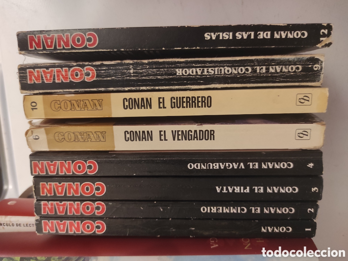 Libros de segunda mano: Lote libros Conan: 8 ejemplares