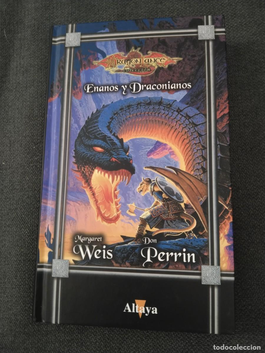 Libros de segunda mano: ENANOS Y DRACONIANOS, DRAGONLANCE, ALTAYA TAPA DURA, MARGARET WEIS DON PERRIN