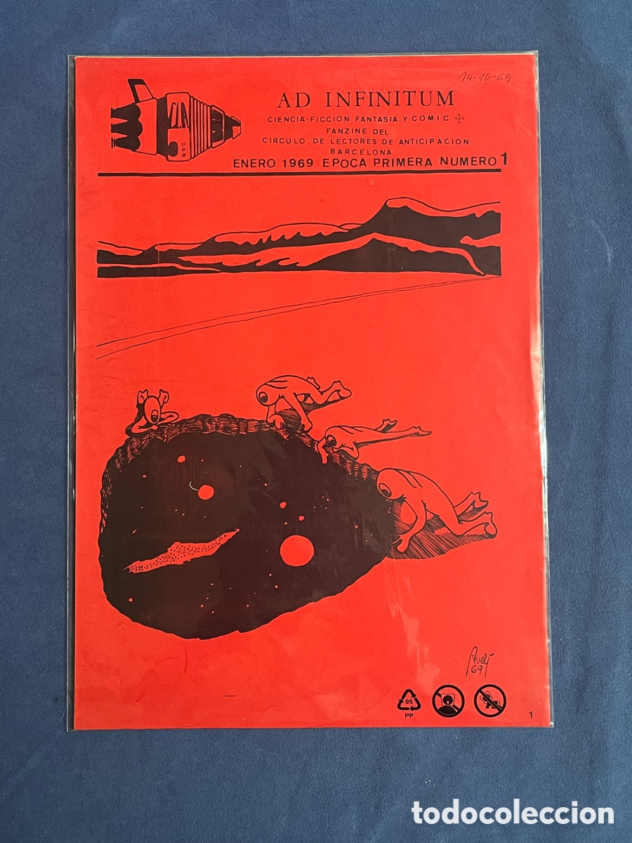 Libros de segunda mano: Ad Infinitum 1. Fanzine del C&iacute;rculo de Lectores de Anticipaci&oacute;n CLA. Bolet&iacute;n