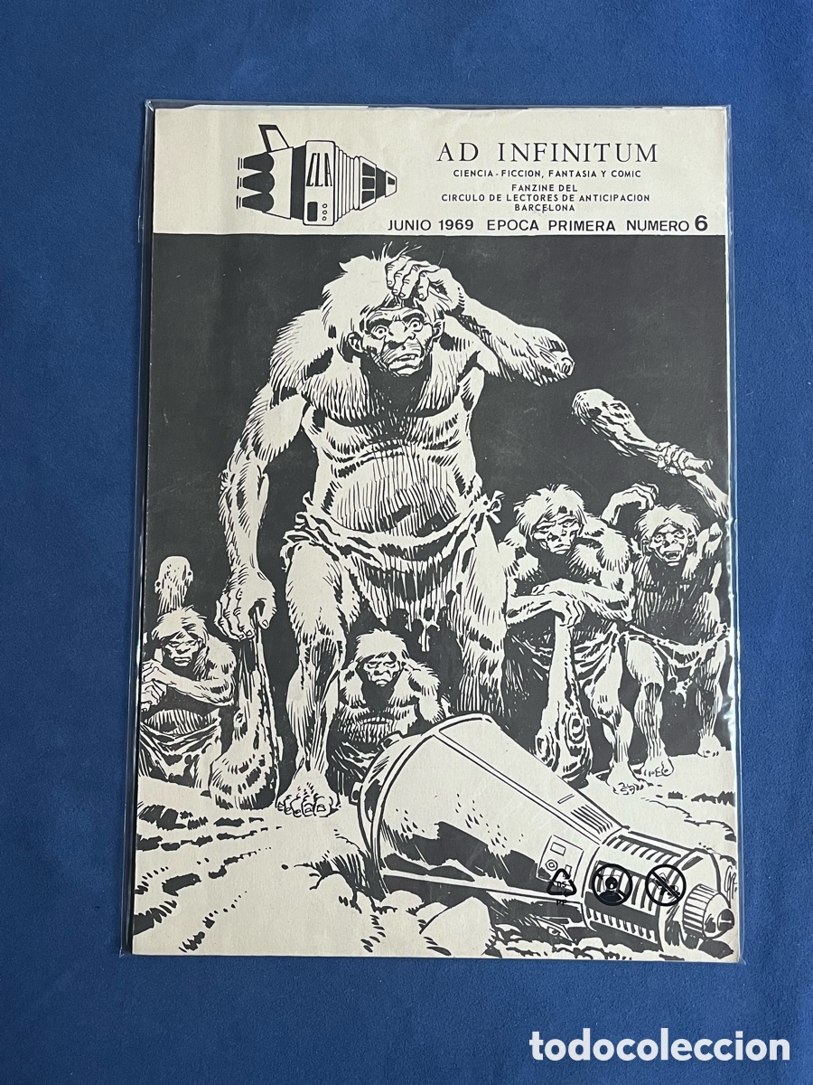 Libros de segunda mano: Ad Infinitum 6. Fanzine del C&iacute;rculo de Lectores de Anticipaci&oacute;n CLA. Junio 1969 [Bolet&iacute;n, Fancine]