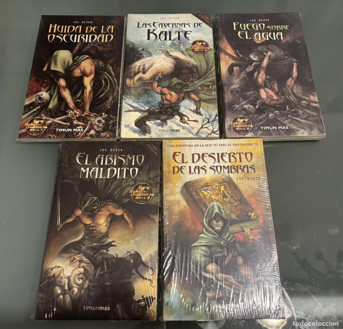 Libros de segunda mano: PACK Lobo Solitario 5 numeros Joe Dever ed Timun Mas completa