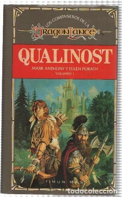 Libros de segunda mano: Qualinost - Anthony, Mark/Porath, Ellen - Editorial Timun Mas - Compa&ntilde;eros de la Dragonlance