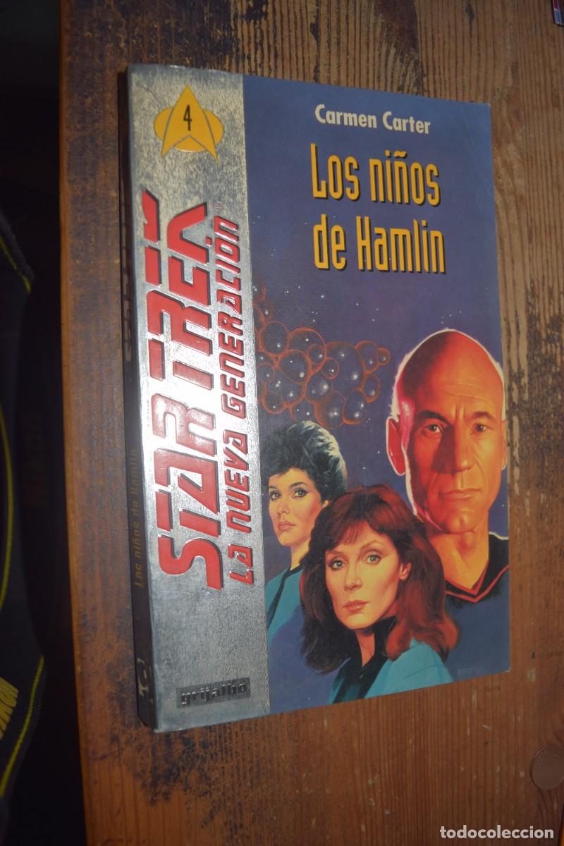 Libros de segunda mano: Star Trek la nueva generacion, Los ni&ntilde;os de Hamlin, C. Car, Grijalbo, 1995, venta solo para Canarias