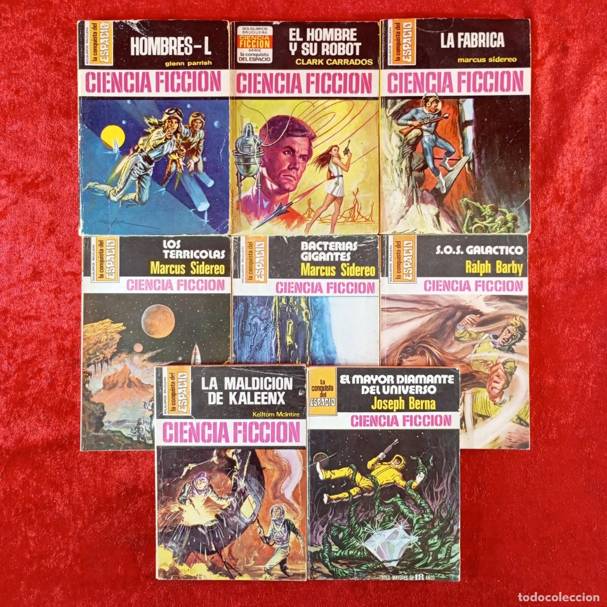 Gebrauchte B&uuml;cher: LOTE 8 LIBROS - LA CONQUISTA DEL ESPACIO - CIENCIA FICCI&Oacute;N - EDITORIAL BRUGUERA - VER FOTOS / 5612