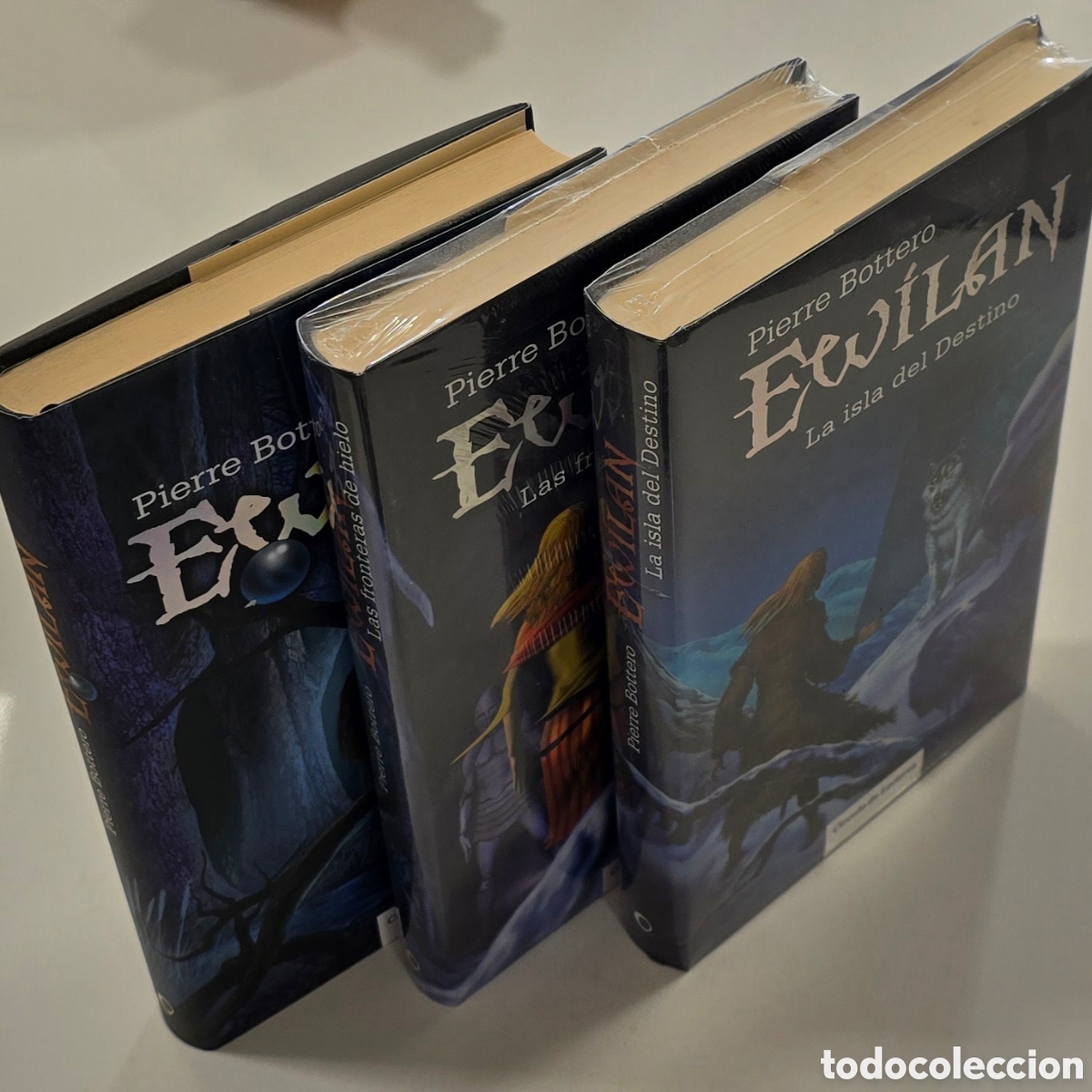 Gebrauchte B&uuml;cher: Pierre Bottero Ew&iacute;lan trilog&iacute;a completa C&iacute;rculo de Lectores tapa dura 2 tomos precintados fantas&iacute;a