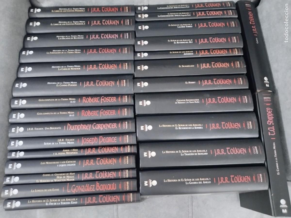 Libros de segunda mano: ENVIO GRATIS A PEN&Iacute;NSULA COLECCION BIBLIOTECA TOLKIEN CASI COMPLETA 28 TOMOS DE 29 LOTE SE&Ntilde;OR ANILLO
