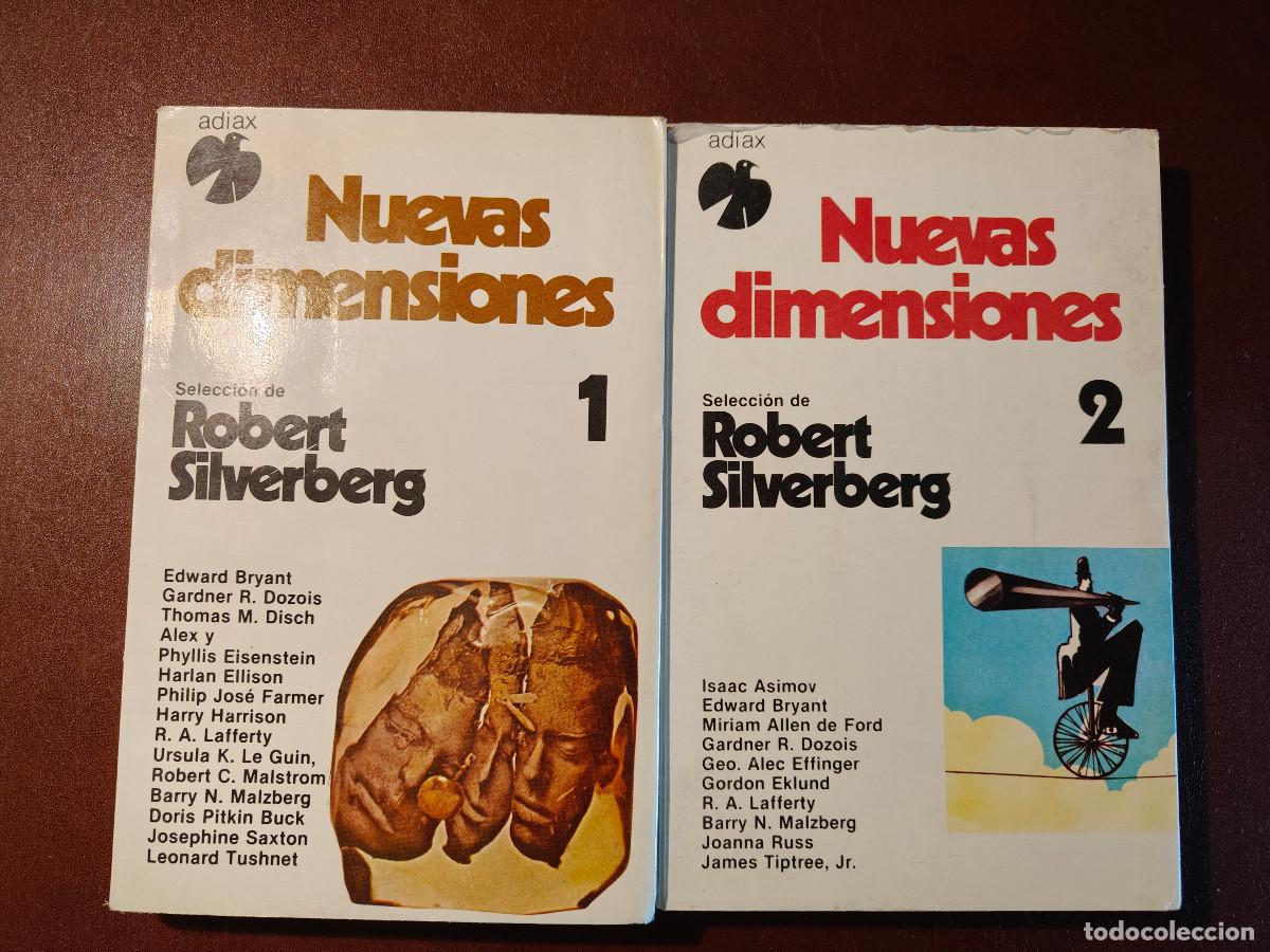 Libros de segunda mano: Nuevas Dimesniones 1 y 2. Selecci&oacute;n de Robert Silverberg. Adiax. 1982