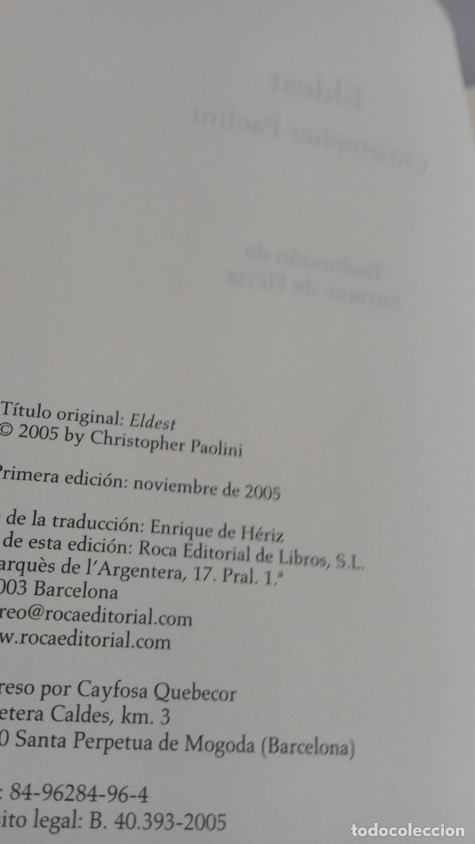 Libros de segunda mano: ERAGON - ELDEST Christopher Paolini - Foto 5