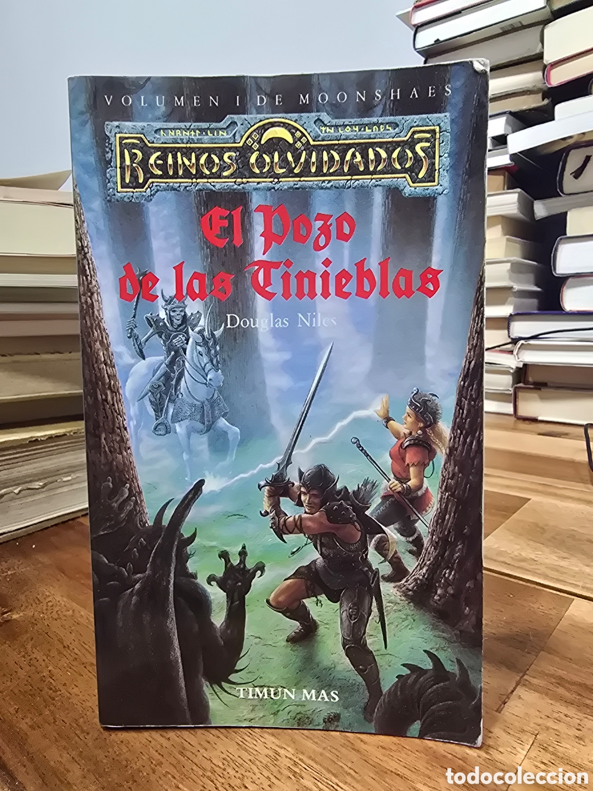 Libros de segunda mano: EL POZO DE LAS TINIEBLAS Reinos olvidados vol 1 de Moonshaes DOUGLAS NILES Timun Mas 1993