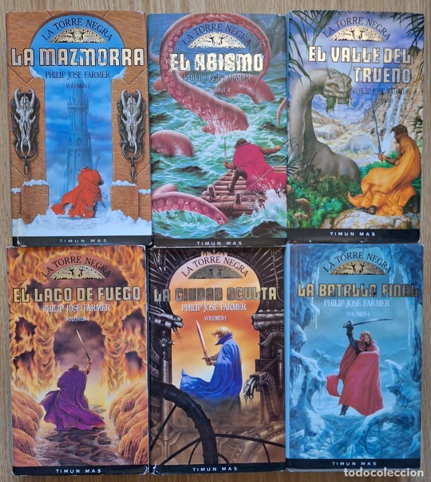 Libros de segunda mano: LA TORRE NEGRA. 6 TOMOS OBRA COMPLETA. TOMO I: LA MAZMORRA. TOMO II: EL ABISMO. TOMO III: EL VALLE D