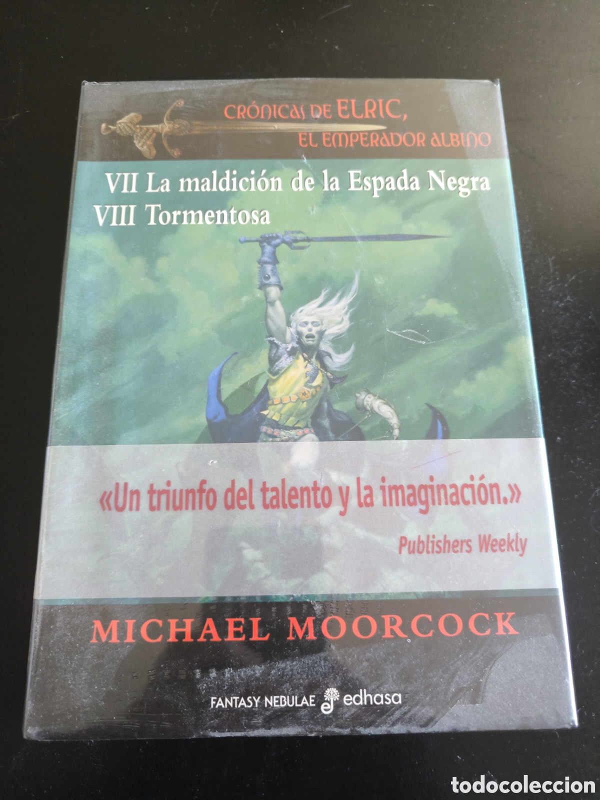 Libros de segunda mano: Cr&oacute;nicas de elric. La maldici&oacute;n de la espada negra y tormentosa