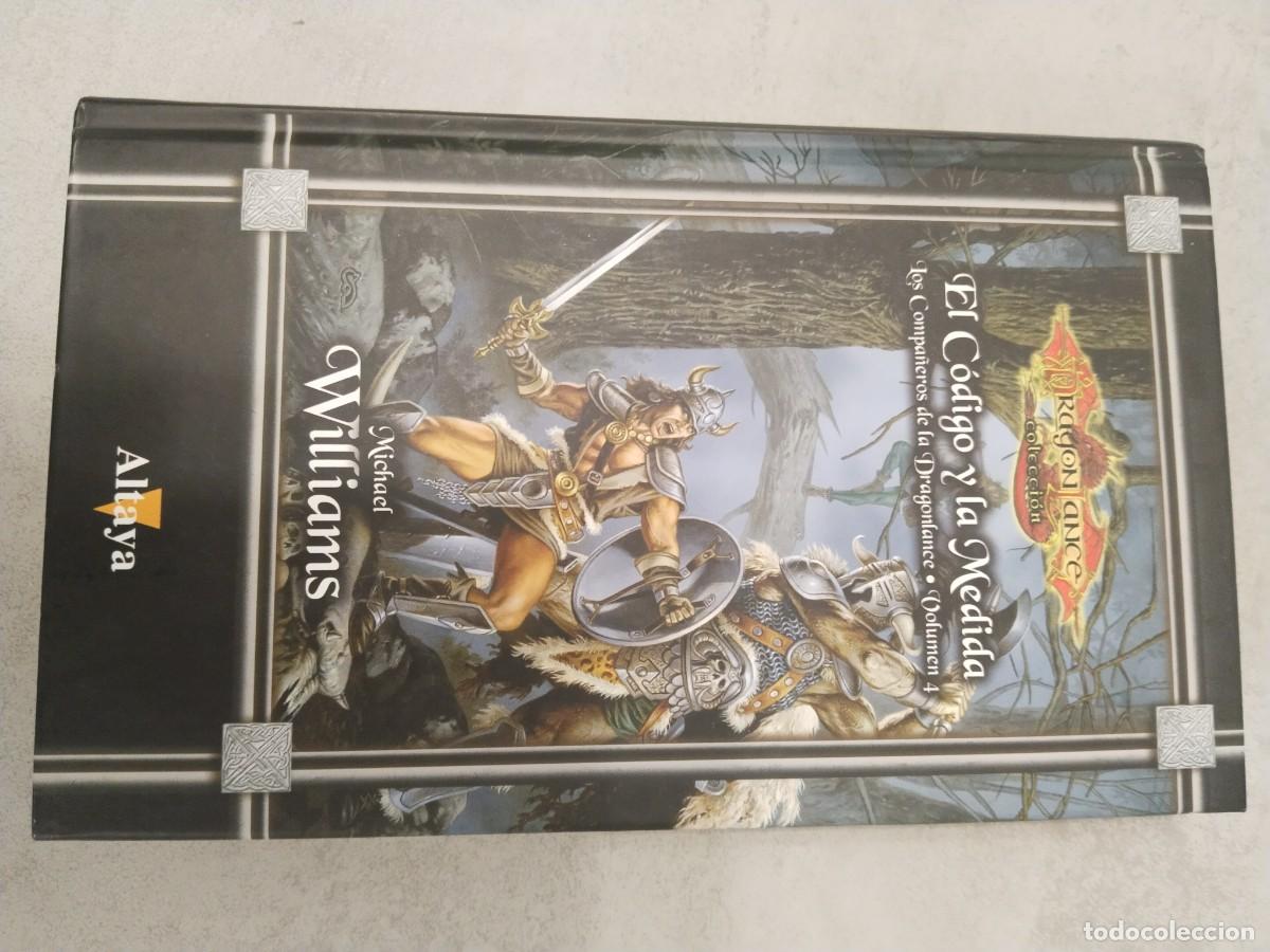Libros de segunda mano: EL CODIGO Y LA MEDIDA, LOS COMPA&Ntilde;EROS DE DRAGONLANCE, VOL. 6, ALTAYA C&Oacute;DIGO