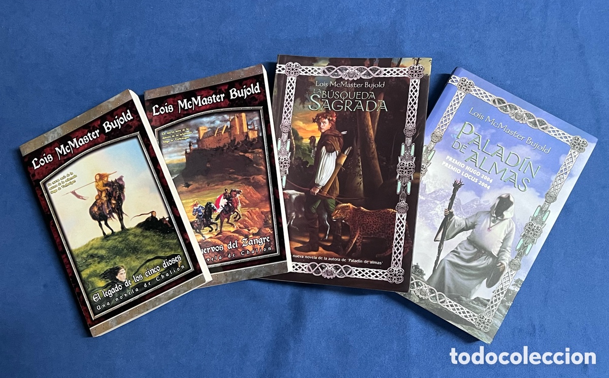 Libros de segunda mano: Saga Chalion completa. Lois McMaster Bujold. B&uacute;squeda sagrada palad&iacute;n almas cuervos zangre legado