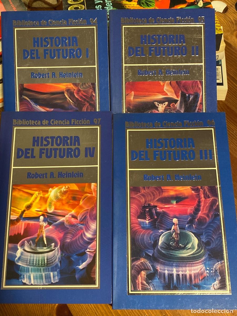 Libros de segunda mano: HISTORIA DEL FUTURO I, II, III, IV COMPLETA ROBERT HEINLEIN 94 95 96 97