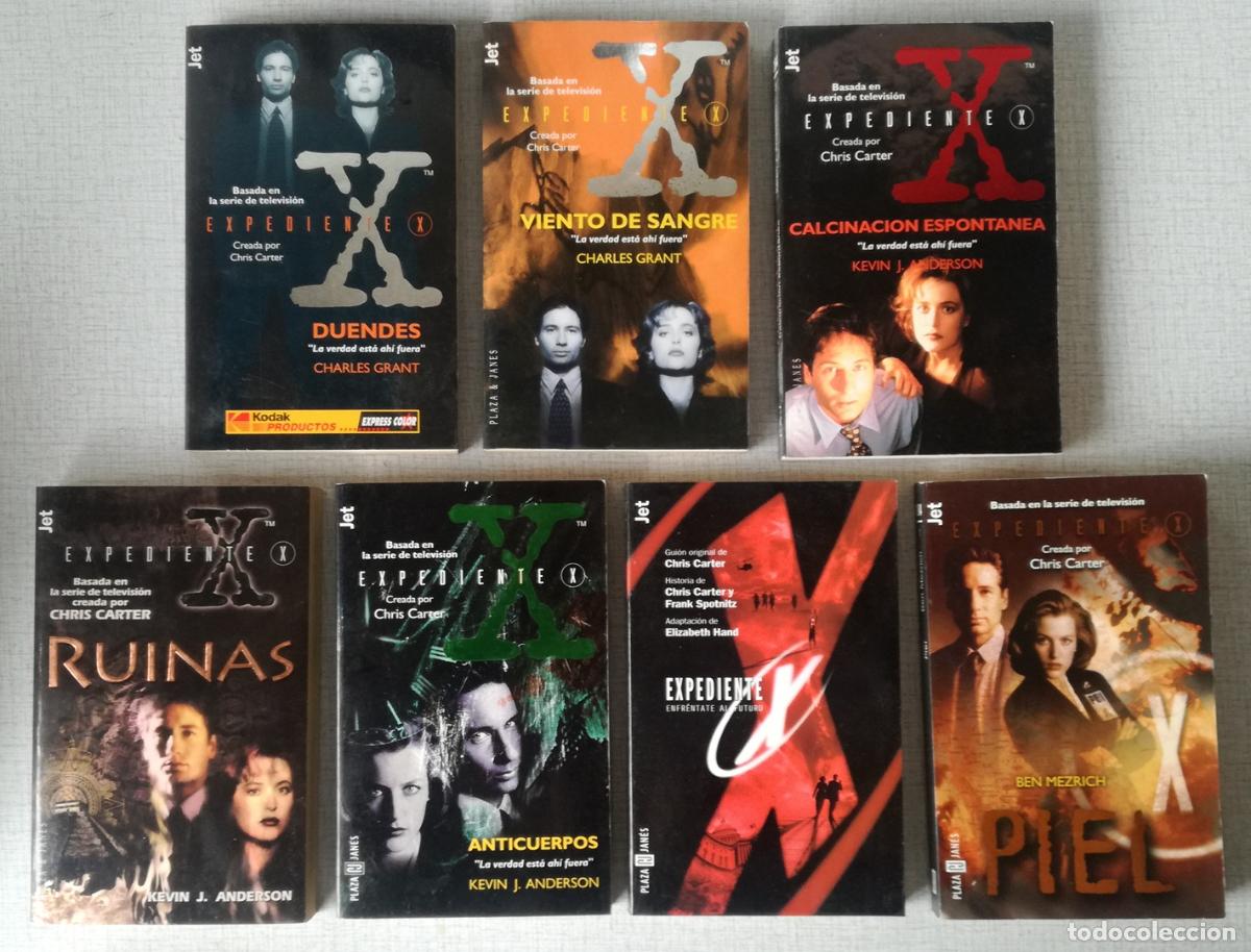 Libros de segunda mano: Expediente X - Jet, Plaza & Janes: Lote de 7 novelas; obra completa