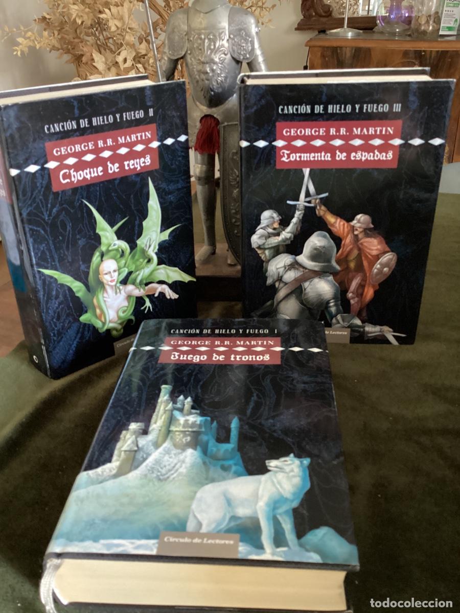 Libros de segunda mano: MART&Iacute;N. CANCI&Oacute;N DE HIELO Y FUEGO. 3 TOMOS. COMPLETA. C&Iacute;RCULO. 2006.