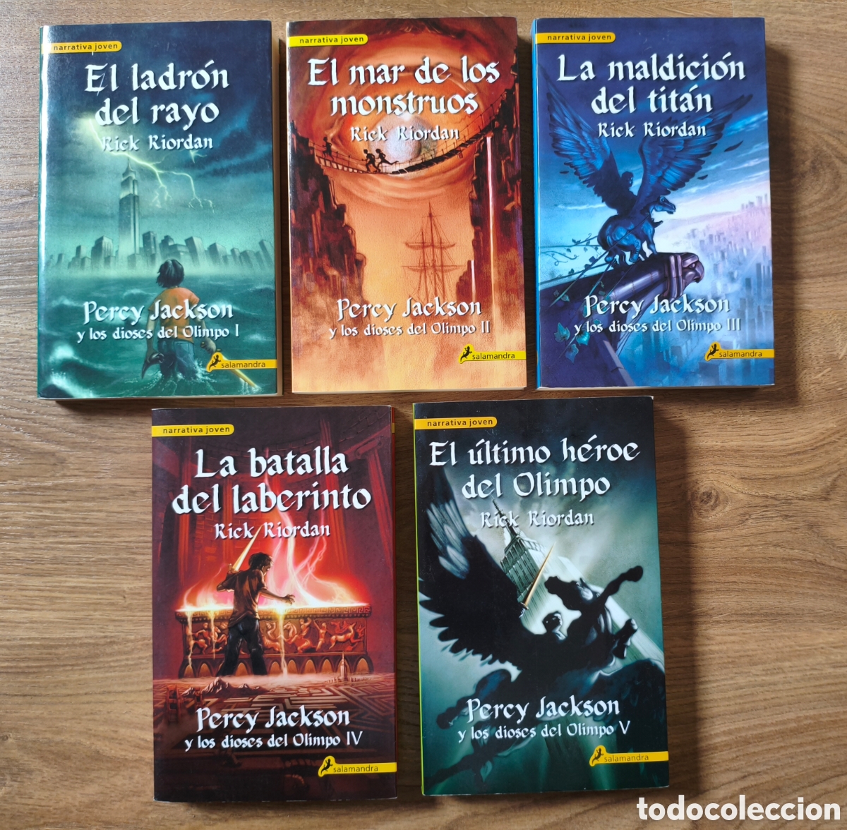 Libros de segunda mano: 980 - Saga Percy Jackson y los dioses del Olimpo