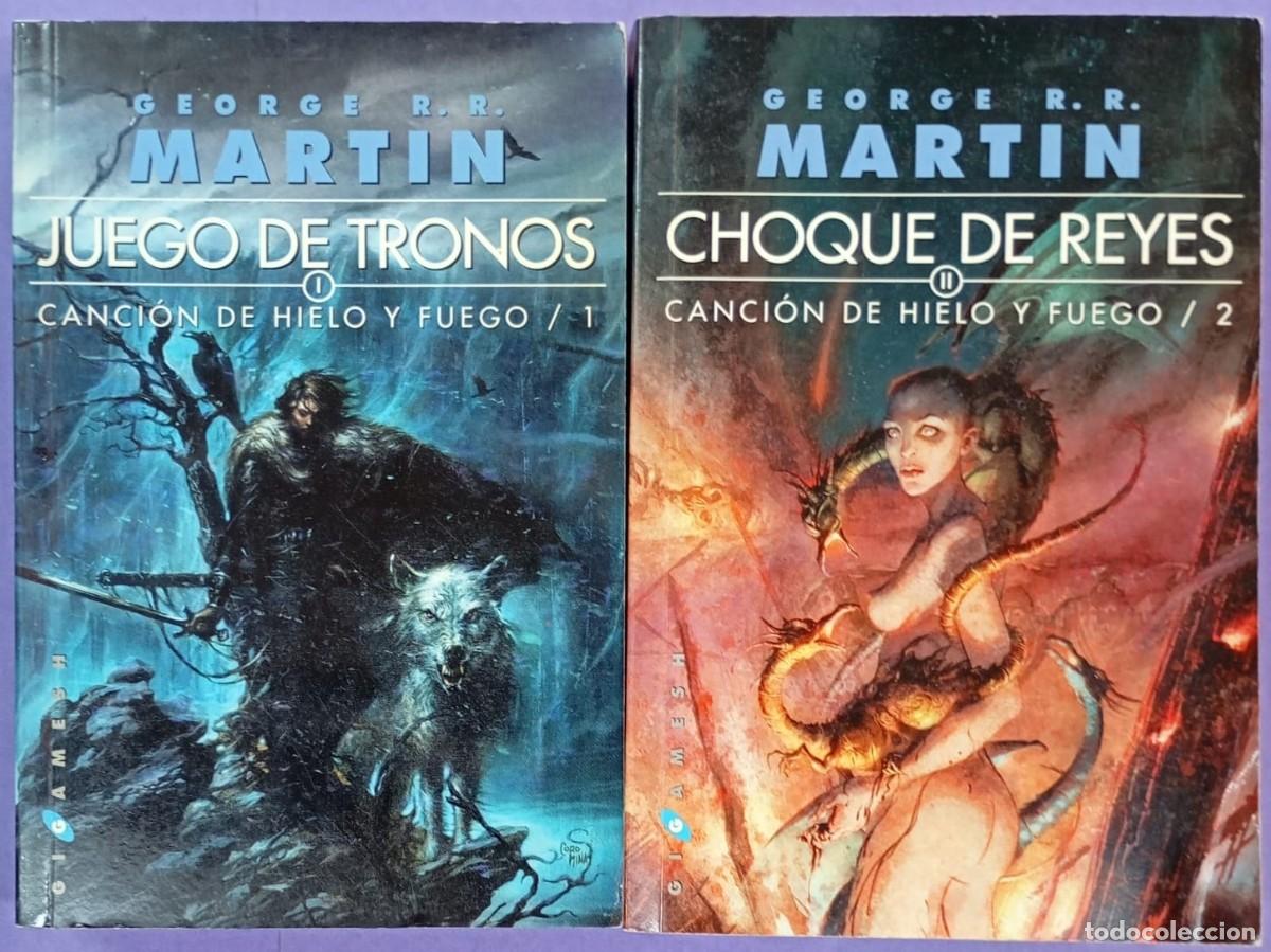 Libros de segunda mano: Juego de Tronos I y II. CANCI&Oacute;N DE HIELO Y FUEGO. Gigamesh