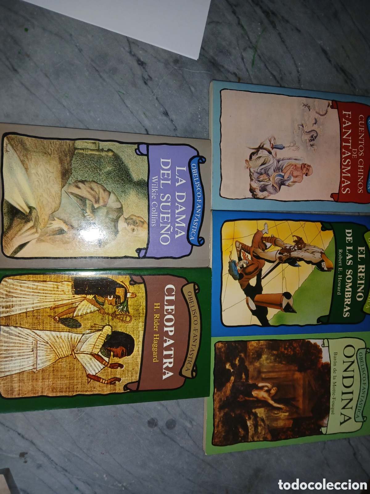 Libros de segunda mano: x5 lote obelisco fant&aacute;stica ver t&iacute;tulos