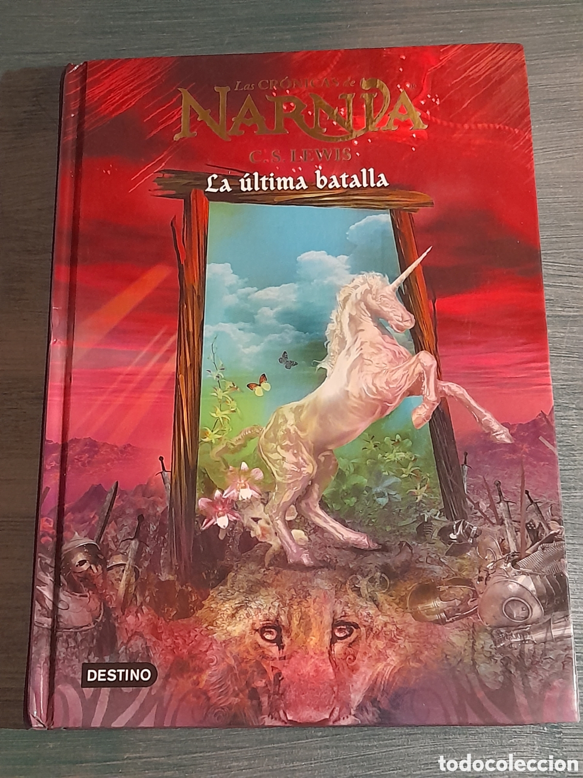 Libri di seconda mano: Las Cr&oacute;nicas de Narnia, libro 7, La &uacute;ltima batalla, C.S.Lewis, editorial Destino