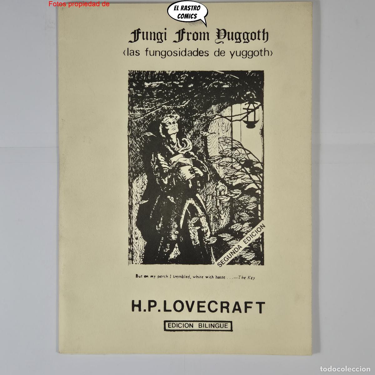 Libros de segunda mano: Fungi from Yuggoth, (Las fungosidades de Yuggoth), H P Lovecraft, ed Blagdaross 1980, fanzine, 6A
