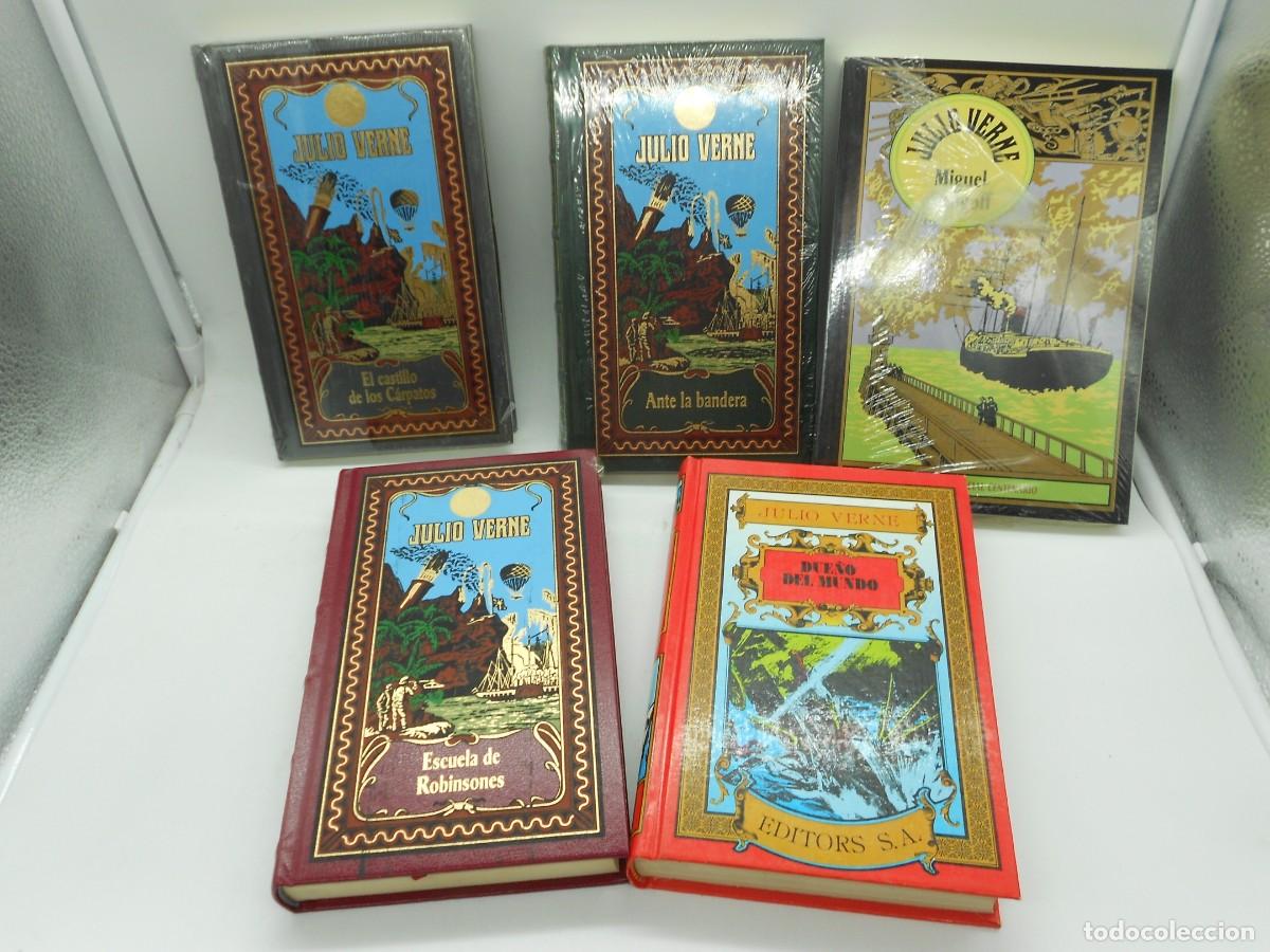 Libri di seconda mano: lote 5 novelas de julio verne