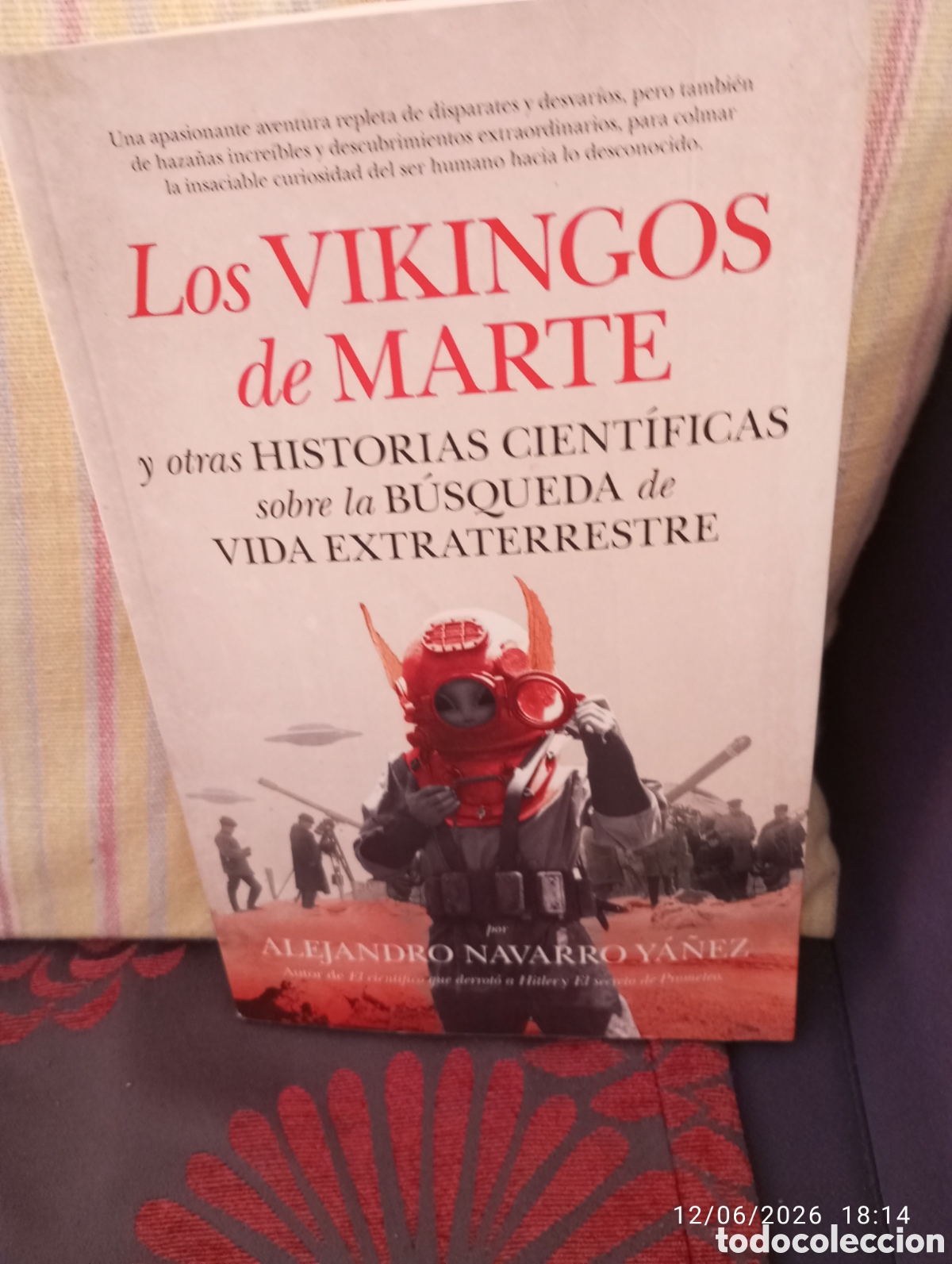 Libros de segunda mano: Los vikingos de Marte . Historias cientificas sobre busqueda de vida extraterrestre .Navarro Ya&ntilde;ez