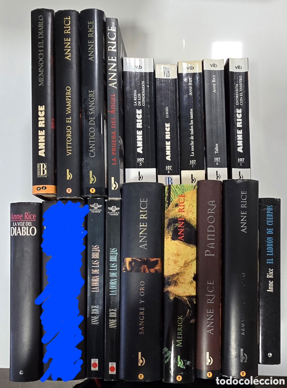 Second hand books: Anne Rice &mdash; Lote 16 libros: Cr&oacute;nicas Vamp&iacute;ricas + Brujas de Mayfair (C&iacute;rculo de Lectores)