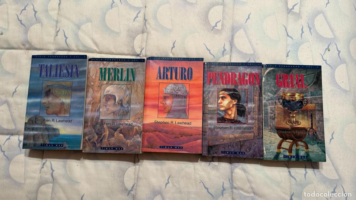 Libros de segunda mano: CICLO PENDRAG&Oacute;N - DEL 1 AL 5 - COMPLETA - STEPHEN R. LAWHEAD
