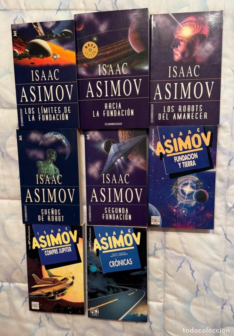 Libros de segunda mano: Lote Isaac Asimov ( 8 libros)