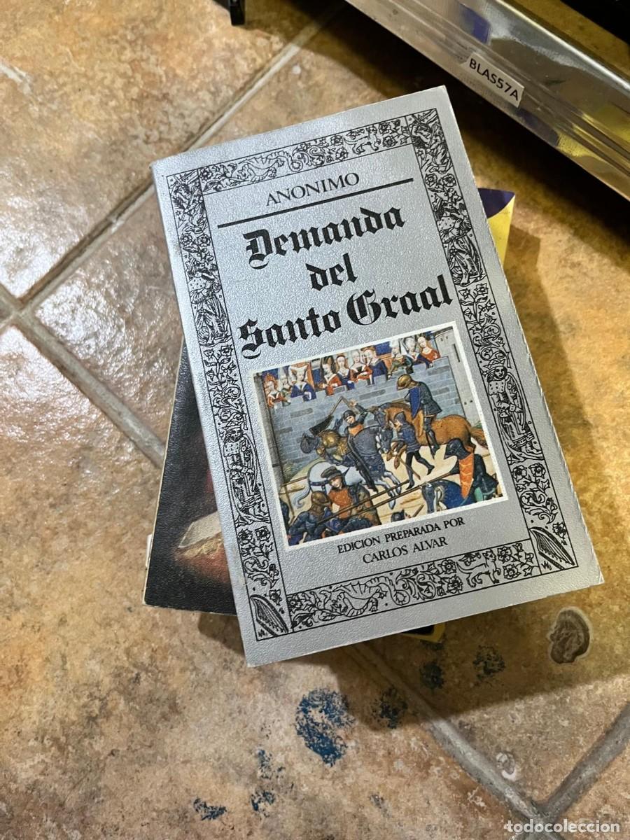 Libros de segunda mano: BLAS57A &ndash; An&oacute;nimo: Demanda del Santo Grial. Edici&oacute;n de Carlos Alvar. Literatura medieval art&uacute;rica.