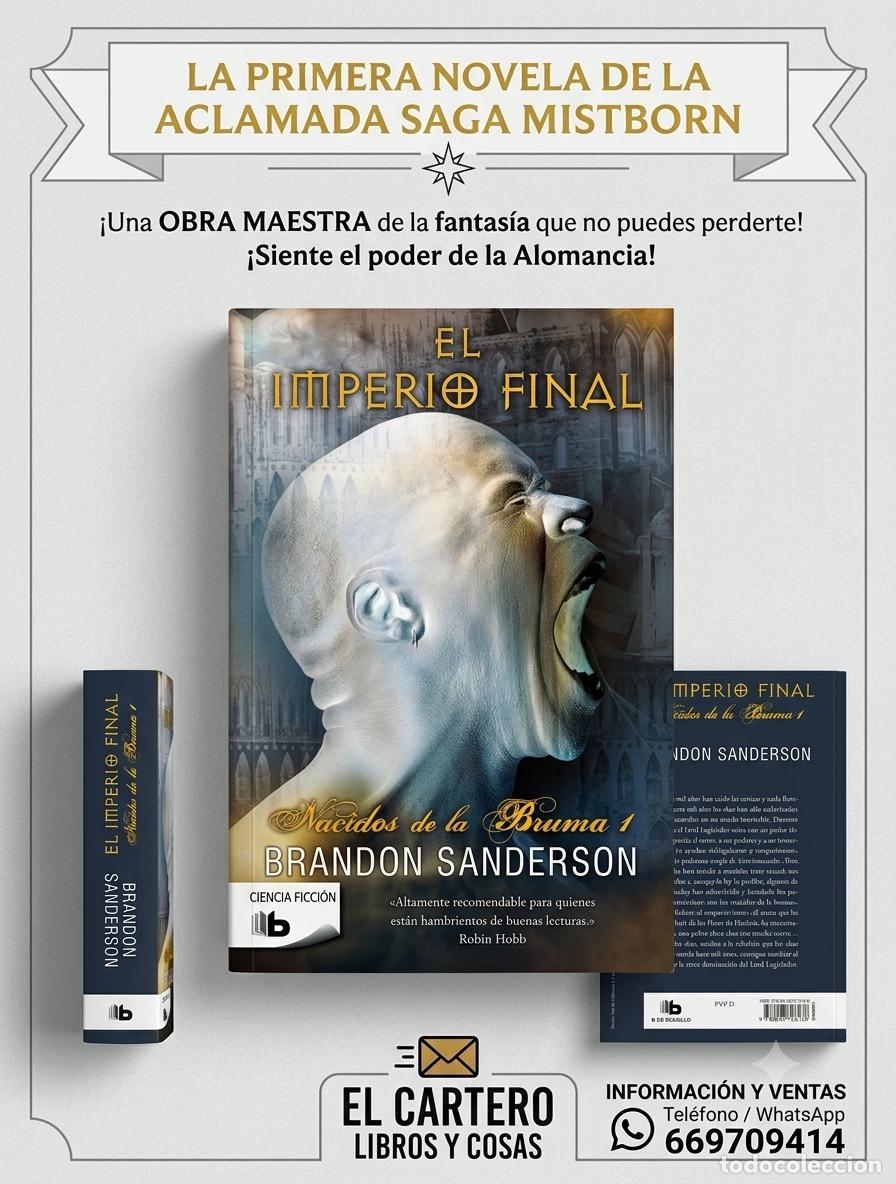 Libros de segunda mano: EL IMPERIO FINAL. NACIDOS DE LA BRUMA 1. BRANDON SANDERSON