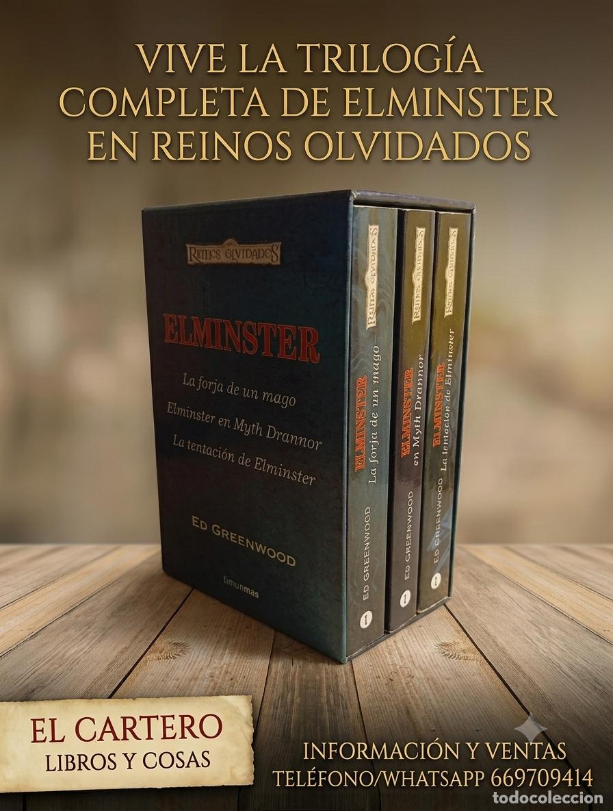 Libros de segunda mano: ED GREENWOOD - ELMINSTER - TRILOG&Iacute;A COMPLETA