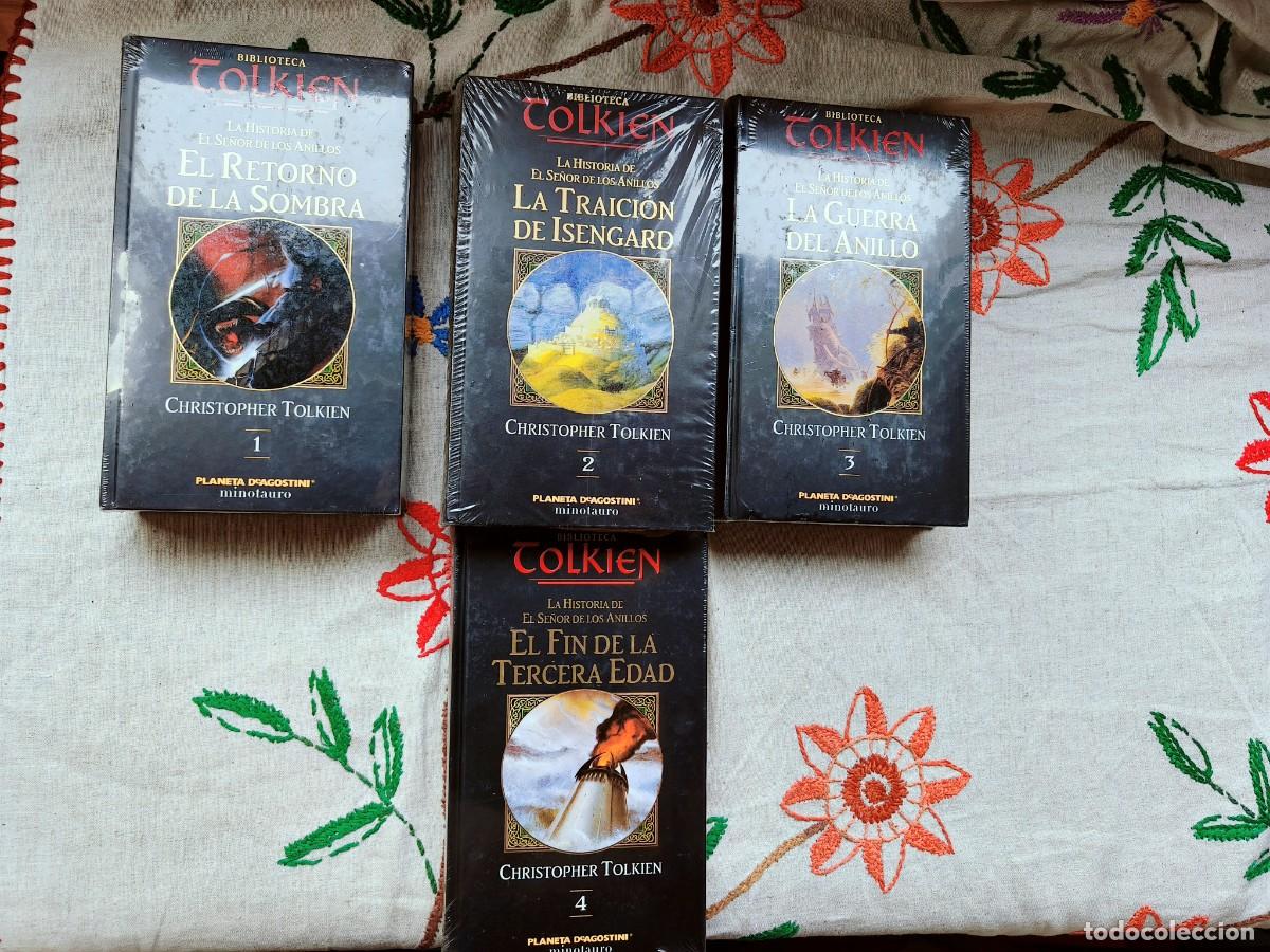 Libros de segunda mano: La Historia Se&ntilde;or Anillos Precintados. Biblioteca J. R. R. Tolkien. Planeta DeAgostini. Minotauro.