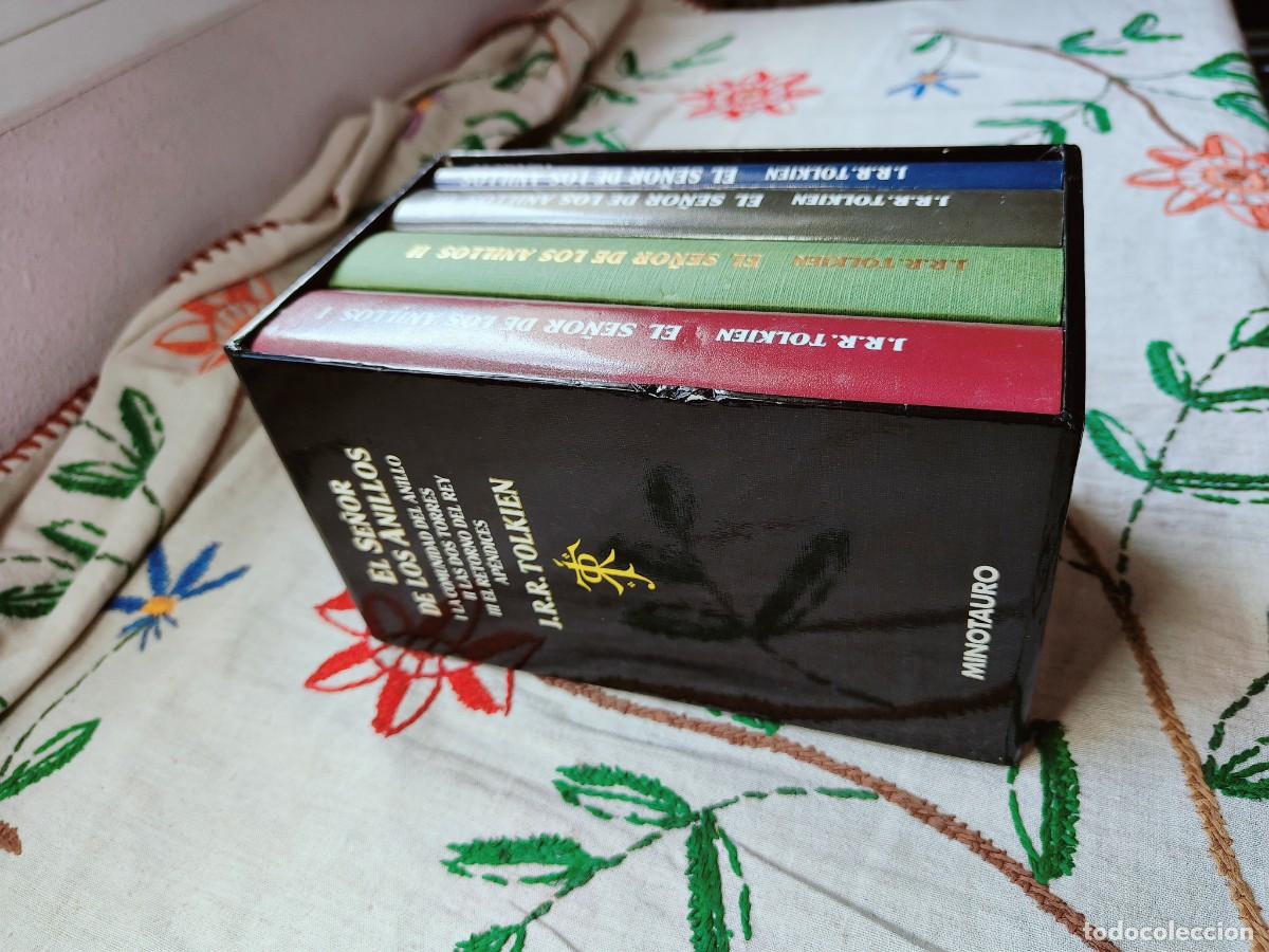 Libros de segunda mano: Estuche Se&ntilde;or de los Anillos y Ap&eacute;ndices. Tolkien. Minotauro.