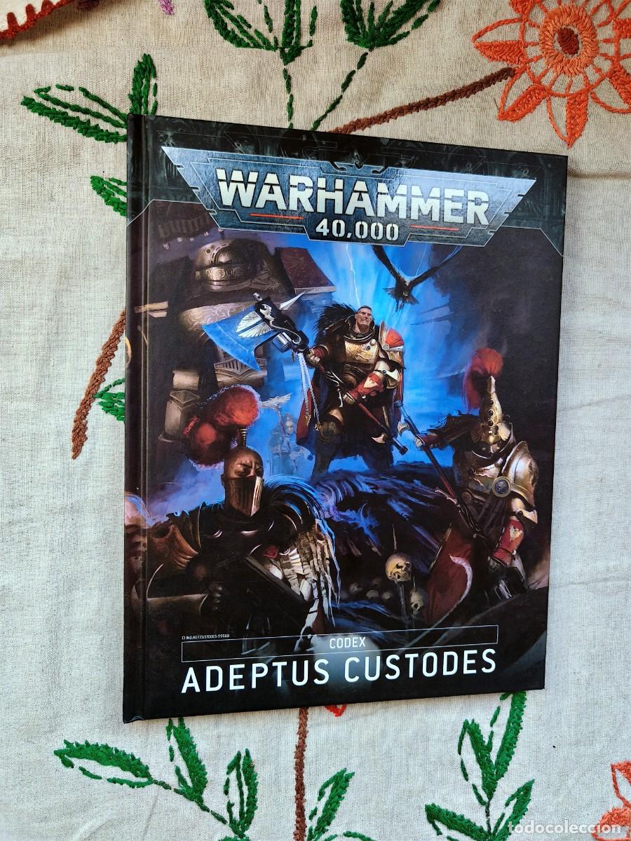 Libros de segunda mano: Ejercitos Warhammer. Adeptus Custodes. Games Workshop. Suplemento, Codex. Ingl&eacute;s.
