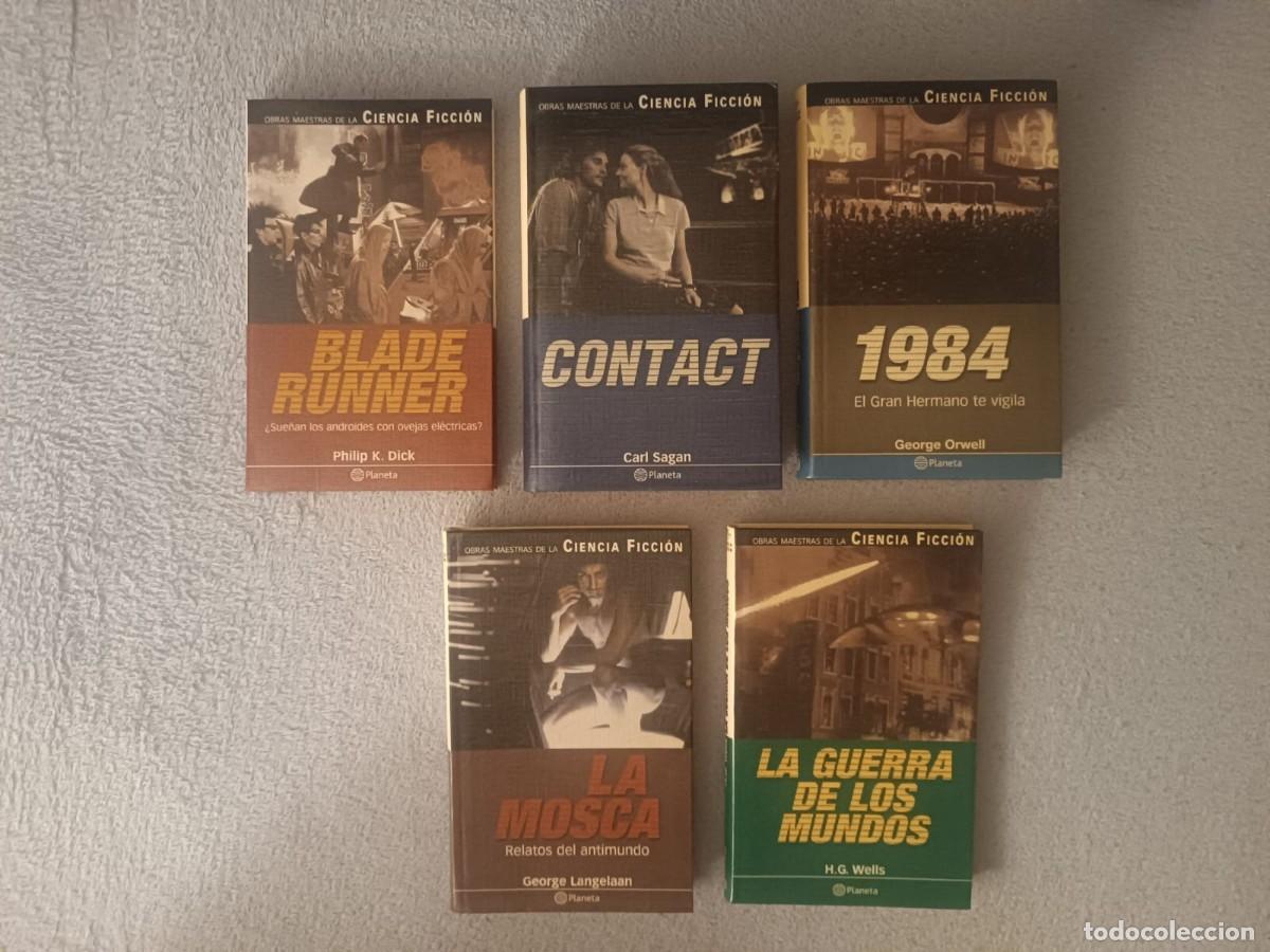 Libros de segunda mano: Lote Completo 5 Libros Obras Maestras Ciencia Ficcion Cine - Planeta DeAgostini
