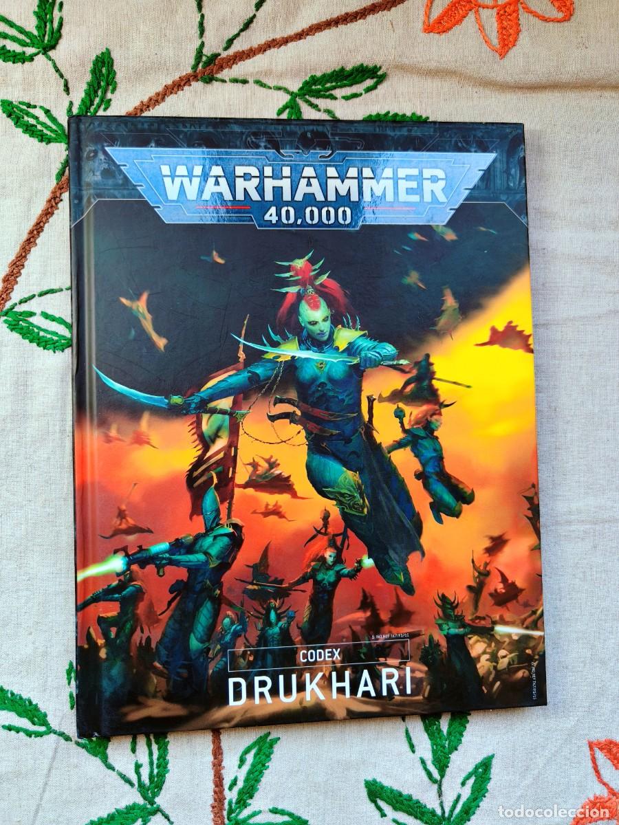 Libros de segunda mano: Ejercitos Warhammer. Drukhari. 9 Edici&oacute;n. Black Library. Suplemento, Codex