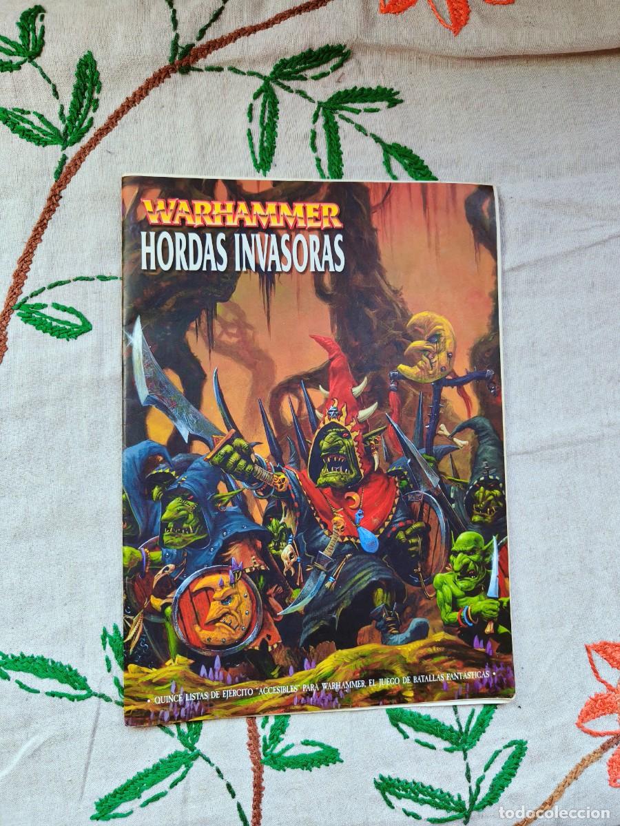 Libros de segunda mano: Suplemento, Codex Warhammer. Hordas Invasoras. Games Workshop.