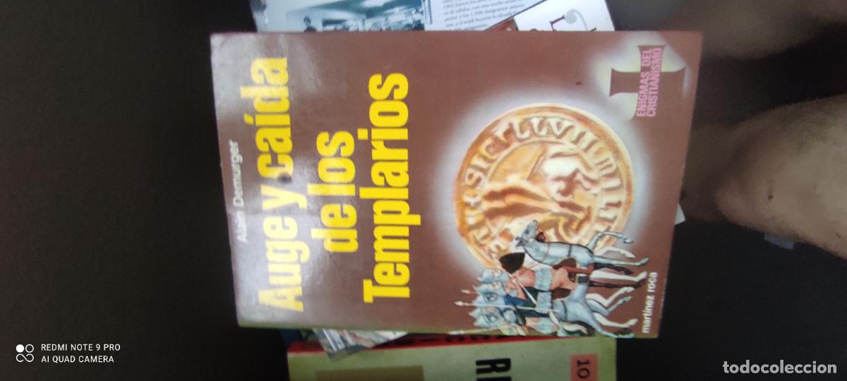 Second hand books: AUGE Y CAIDA DE LOS TEMPLARIOS. ALAIN DEMURGER. ILUSTRADO. EDITORIAL MARTINEZ ROCA.