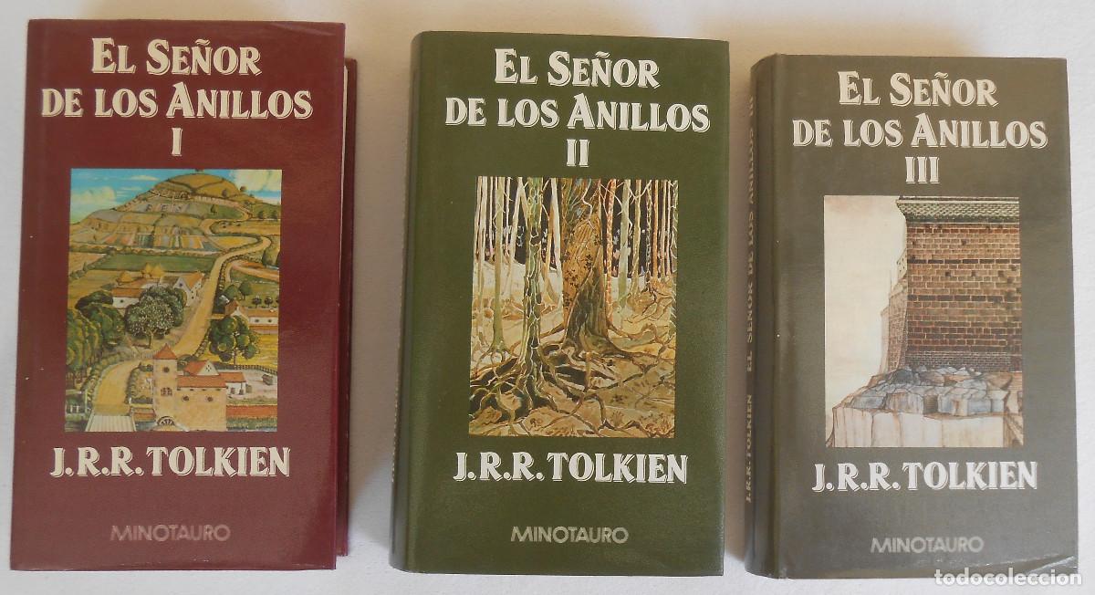 Libros de segunda mano: EL SE&Ntilde;OR DE LOS ANILLOS (3 VOLUMENES) - J.R.R. TOLKIEN EDITORIAL MINOTAURO