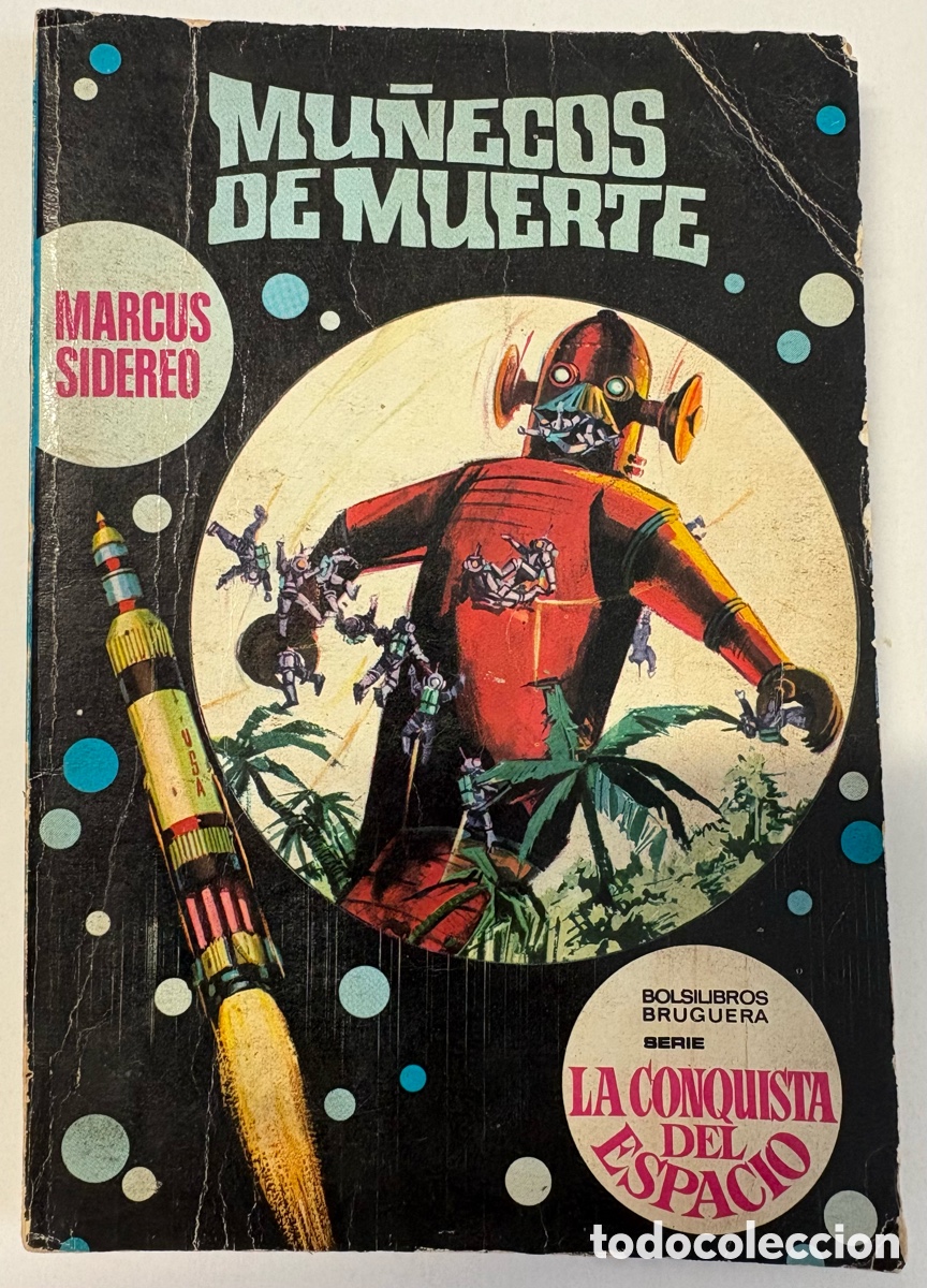 Libros de segunda mano: LIBRO MU&Ntilde;ECOS DE MUERTE. SERIE LA CONQUISTA DEL ESPACIO 1970. CIENCIA FICCI&Oacute;N.
