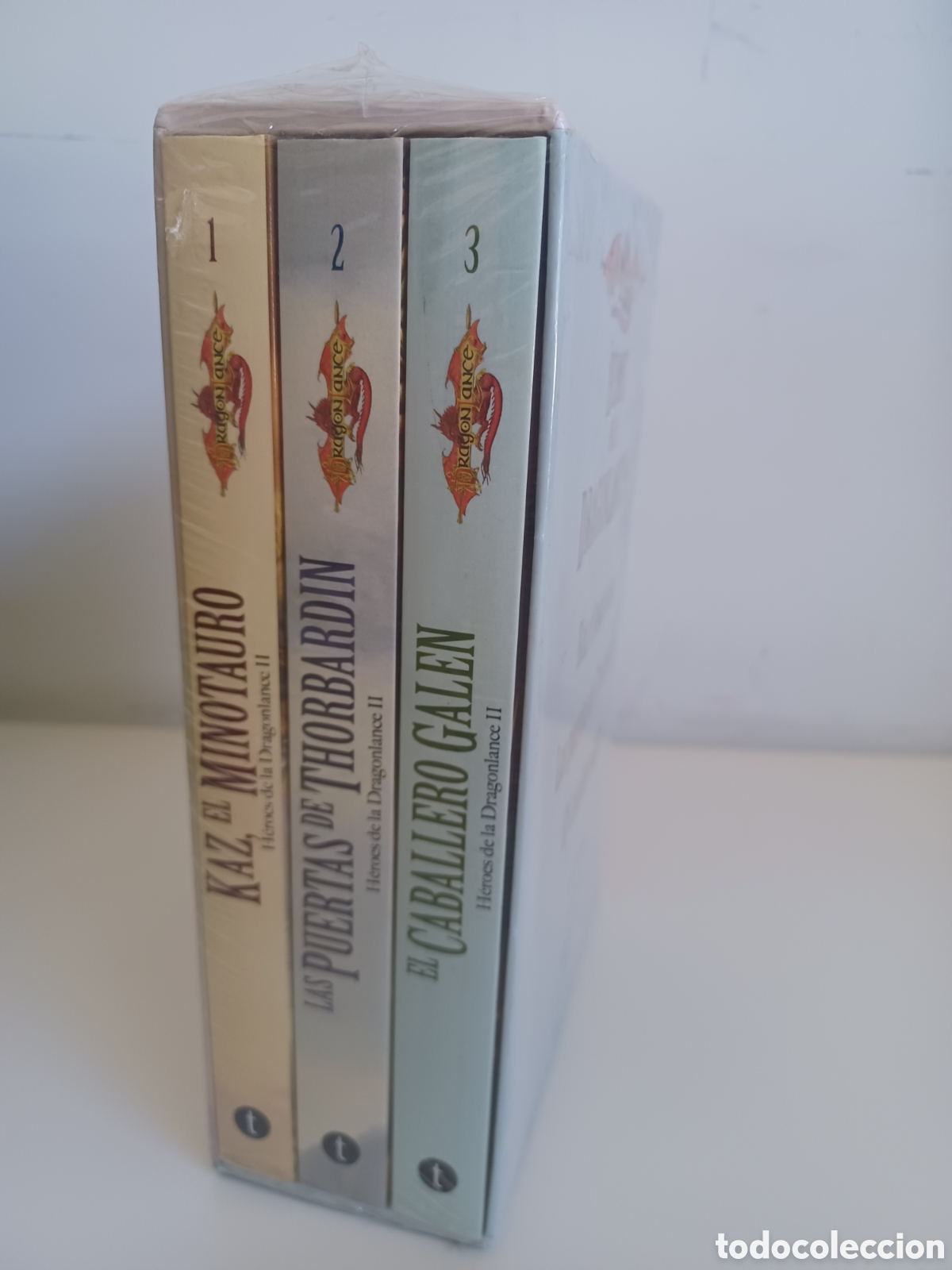 Libros de segunda mano: H&eacute;roes de la Dragonlance 2/ Trilog&iacute;a completa con estuche/ Timun Mas/ NUEVO PRECINTADO