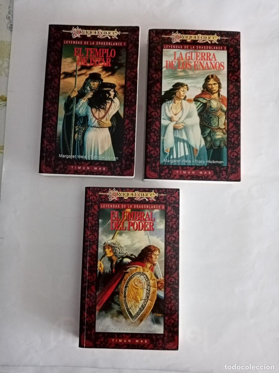 Second hand books: LEYENDAS DE LA DRAGONLANCE ( 3 VOL) . Maegaret Weis y Tracy Hickman ( TIMUN MAS )