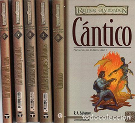 Libros de segunda mano: REINOS OLVIDADOS. PENTALOGIA DEL CL&Eacute;RIGO (5 TOMOS) SALVATORE, R.A. A-LITFAN-0287