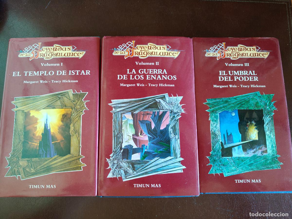 Libros de segunda mano: Leyendas de la Dragonlance Timun Mas El templo de Istar La guerra de los enanos. El umbral del poder